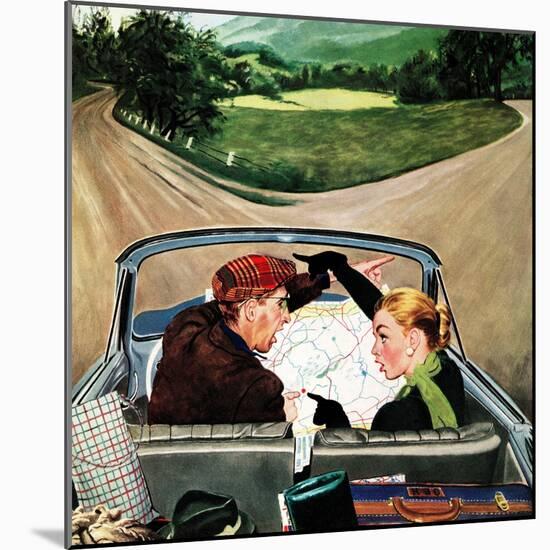 "Fork in the Road", July 7, 1956-George Hughes-Mounted Giclee Print