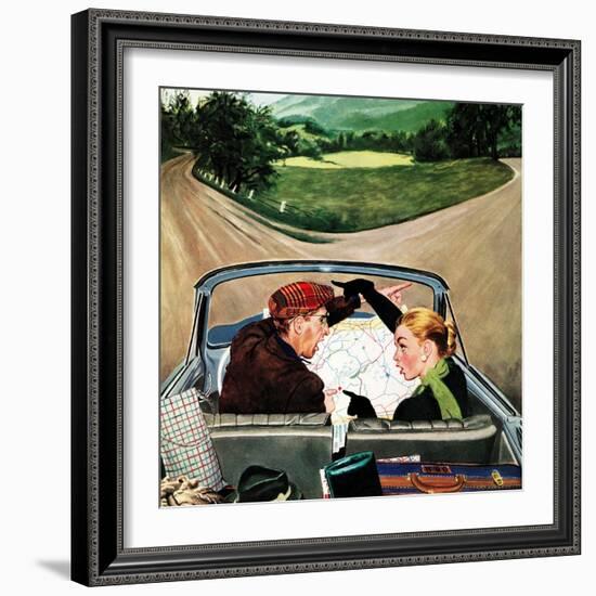 "Fork in the Road", July 7, 1956-George Hughes-Framed Giclee Print