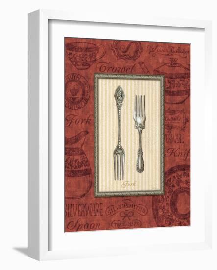 Fork-Charlene Audrey-Framed Art Print