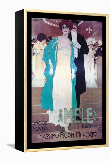 Formal Attire by Mele-Leopoldo Metlicovitz-Framed Stretched Canvas