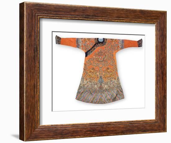 Formal Court Robe, Qing Dynasty, Jifu China, Mid 19th Century-null-Framed Giclee Print