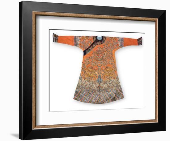 Formal Court Robe, Qing Dynasty, Jifu China, Mid 19th Century-null-Framed Giclee Print