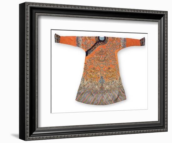 Formal Court Robe, Qing Dynasty, Jifu China, Mid 19th Century-null-Framed Giclee Print