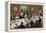 Formal Dinner Party for Dogs, 1893-null-Framed Premier Image Canvas