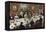 Formal Dinner Party for Dogs, 1893-null-Framed Premier Image Canvas