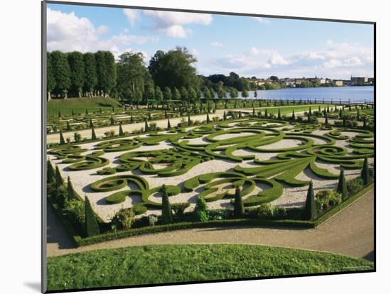 Formal Garden, Frederiksborg Slot, Hillerod, Zealand, Denmark, Scandinavia-Ken Gillham-Mounted Photographic Print