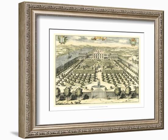 Formal Garden View II-Erich Dahlbergh-Framed Art Print