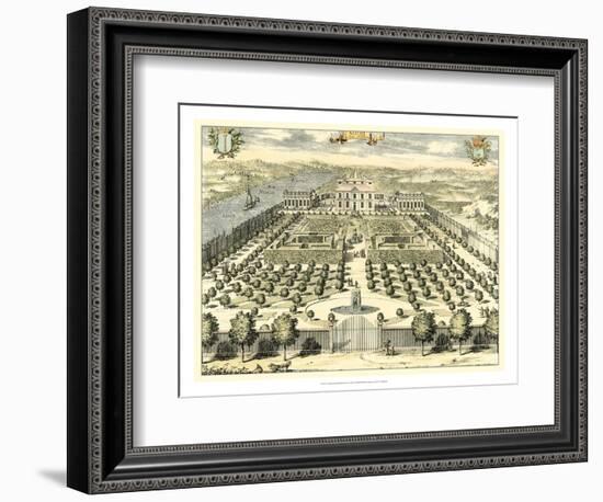 Formal Garden View II-Erich Dahlbergh-Framed Art Print