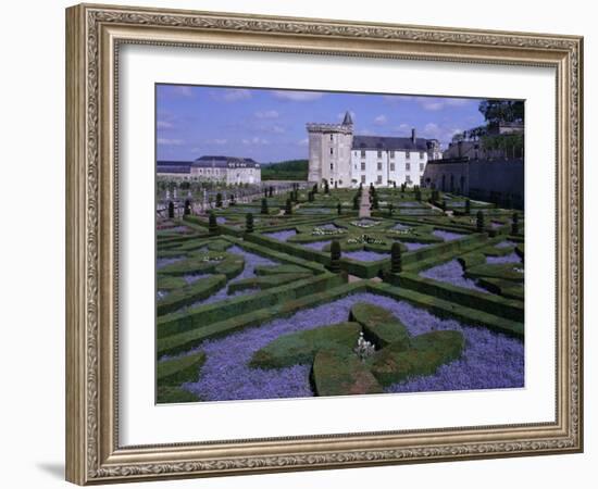 Formal Gardens, Chateau of Villandry, Indre Et Loire, Loire Valley, France-Bruno Barbier-Framed Photographic Print