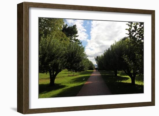 Formal Hudson River Garden-Robert Goldwitz-Framed Photographic Print