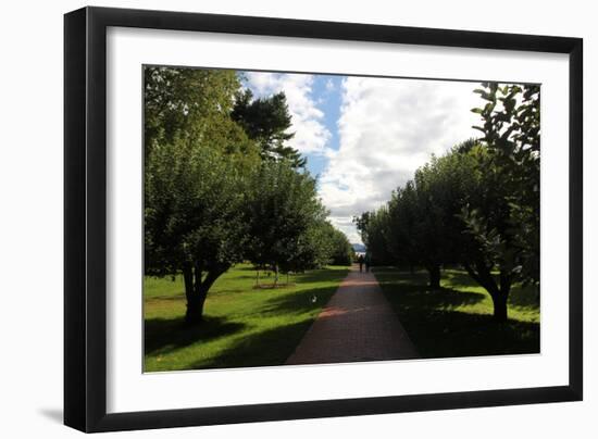 Formal Hudson River Garden-Robert Goldwitz-Framed Photographic Print