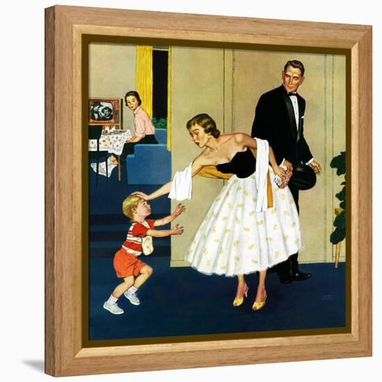 "Formal Hug", February 15, 1958-Amos Sewell-Framed Premier Image Canvas