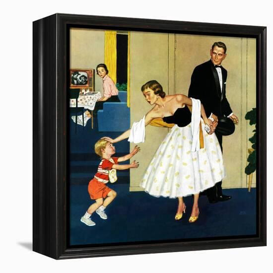 "Formal Hug", February 15, 1958-Amos Sewell-Framed Premier Image Canvas