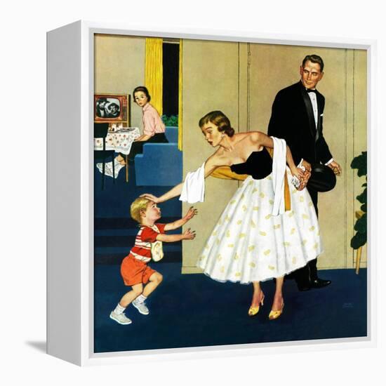 "Formal Hug", February 15, 1958-Amos Sewell-Framed Premier Image Canvas