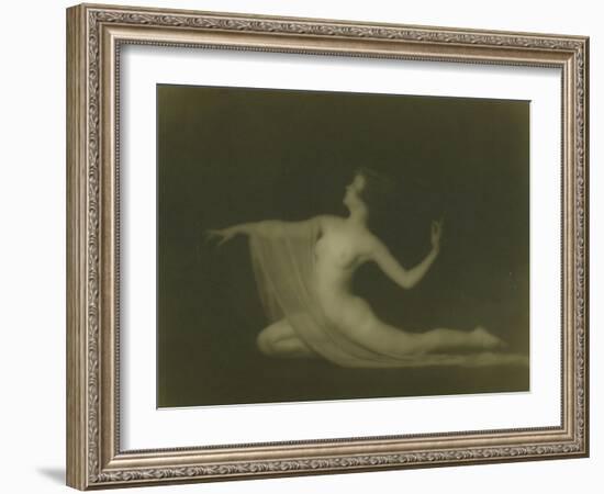 Formal Nude Study, C.1920-Arnold Genthe-Framed Giclee Print