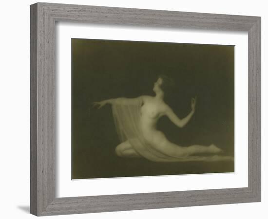 Formal Nude Study, C.1920-Arnold Genthe-Framed Giclee Print