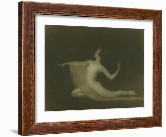 Formal Nude Study, C.1920-Arnold Genthe-Framed Giclee Print