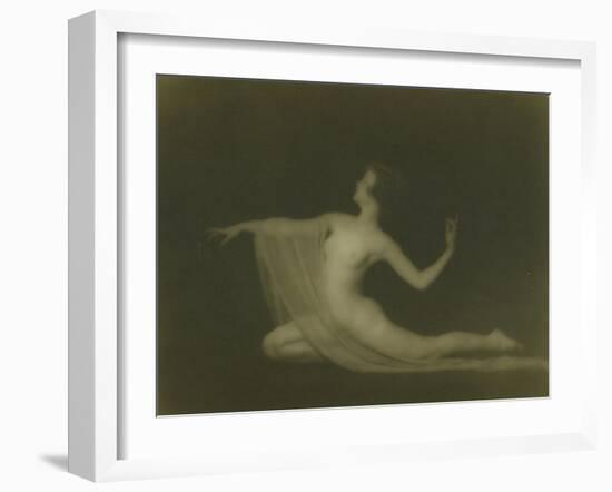 Formal Nude Study, C.1920-Arnold Genthe-Framed Giclee Print