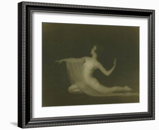 Formal Nude Study, C.1920-Arnold Genthe-Framed Giclee Print