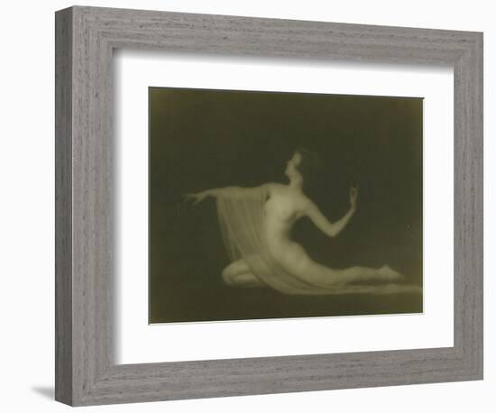 Formal Nude Study, C.1920-Arnold Genthe-Framed Giclee Print