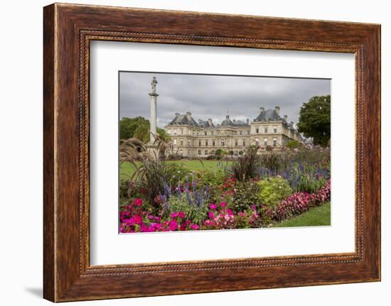 Formal palace Gardens. Paris.-Tom Norring-Framed Photographic Print