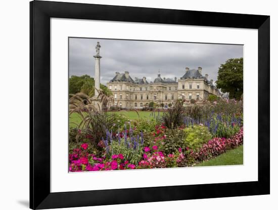 Formal palace Gardens. Paris.-Tom Norring-Framed Premium Photographic Print