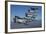 Formation of P-47 Thunderbolts Flying over Chino, California-Stocktrek Images-Framed Photographic Print