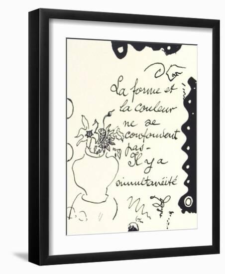 Forme-Georges Braque-Framed Art Print