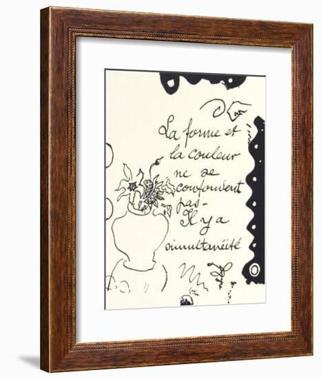 Forme-Georges Braque-Framed Art Print