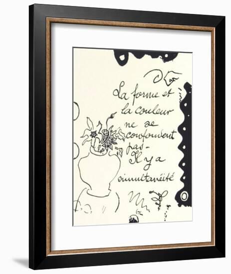 Forme-Georges Braque-Framed Art Print