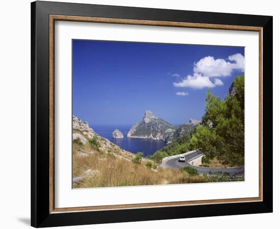 Formentor Peninsula from Es Colomer, Mallorca (Majorca), Balearic Islands, Spain-Ruth Tomlinson-Framed Photographic Print