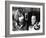 Former Beatle George Harrison (Left) and Indian Musician Ravi Shankar Talk to Newsmen in New York-null-Framed Photo