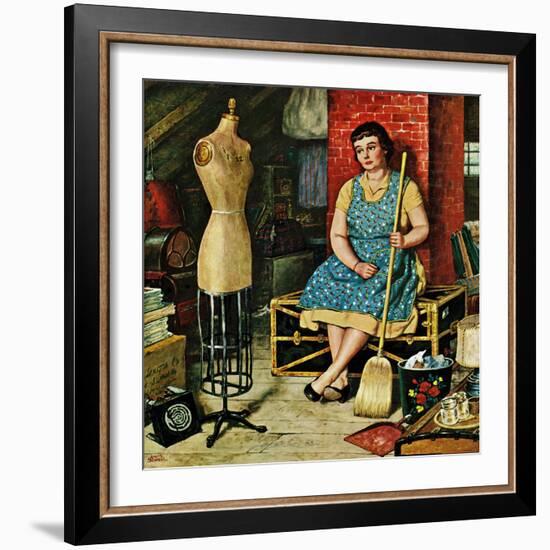 "Former Figure", January 26, 1957-Amos Sewell-Framed Giclee Print