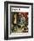 "Former Figure" Saturday Evening Post Cover, January 26, 1957-Amos Sewell-Framed Giclee Print