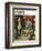 "Former Figure" Saturday Evening Post Cover, January 26, 1957-Amos Sewell-Framed Giclee Print