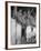 Former GI Ernest Kreiling Showing His Bride the Hayloft Where He Spent Thanksgiving 1944-null-Framed Photographic Print