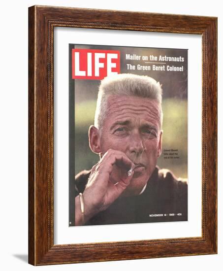 Former Green Beret Col. Robert Rheault, Smoking Cigarette, November 14, 1969-Henry Groskinsky-Framed Photographic Print