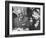 Former President Harry S. Truman Talking with Mrs. Franklin D. Roosevelt-null-Framed Photographic Print