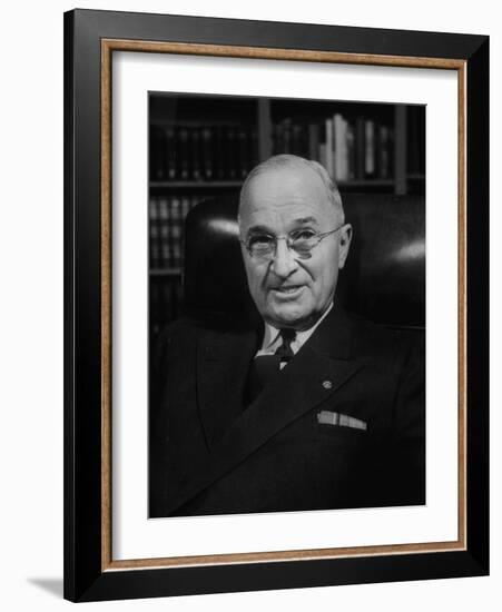 Former President Harry S. Truman-null-Framed Photographic Print