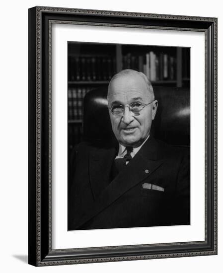 Former President Harry S. Truman-null-Framed Photographic Print