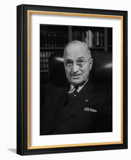 Former President Harry S. Truman-null-Framed Photographic Print