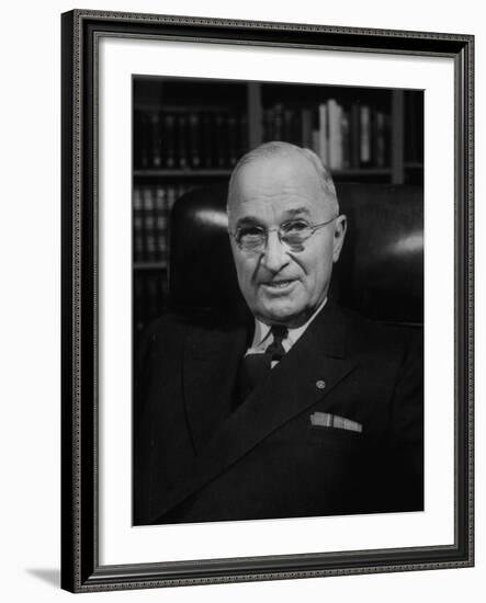 Former President Harry S. Truman-null-Framed Photographic Print