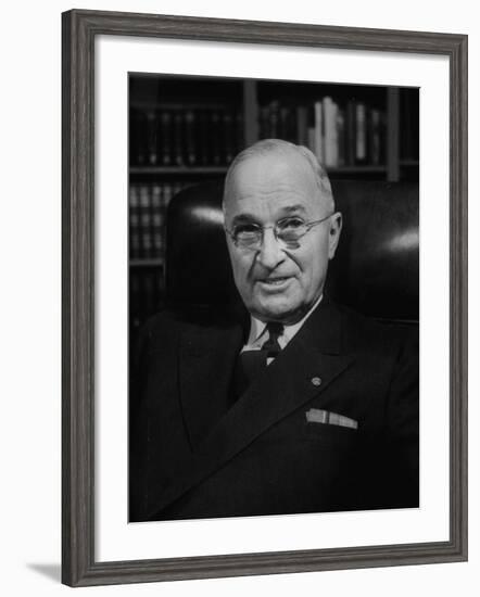 Former President Harry S. Truman-null-Framed Photographic Print