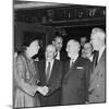 Former President Harry Truman and Eleanor Roosevelt Prior to Truman Library Cornerstone Ceremony-null-Mounted Photo