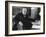 Former Prime Minister Prime Winston Churchill, at His Desk in Werterham, Kent-null-Framed Photo