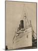 'Former Queen of the Ocean, R,M.S. Mauretania of the Cunard White Star Line', 1936-Unknown-Mounted Photographic Print