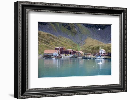 Former whaling station, Grytviken, South Georgia, Antarctica, Polar Regions-Michael Runkel-Framed Photographic Print