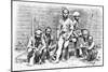 Formosan People and Costumes, 1895-A Bertrand-Mounted Giclee Print