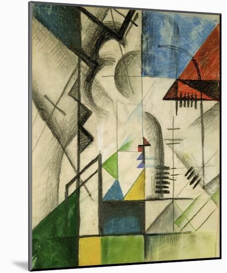 Forms 1913-Auguste Macke-Mounted Giclee Print