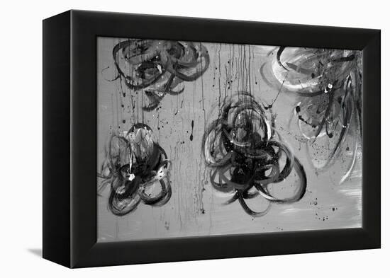 Forms of Gray-Addie Marie-Framed Stretched Canvas